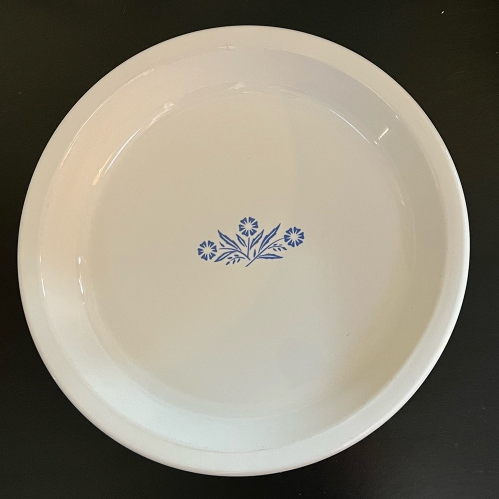 Corningware Vintage Cornflower Blue Pie Plate